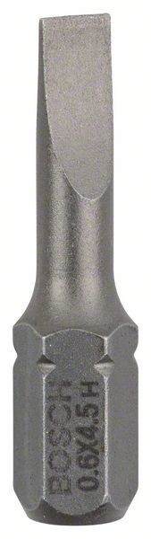 BOSCH SCHRAUBERBIT EXTRA-HART, S 0,6 X 4,5, 25 MM, 3ER-PACK