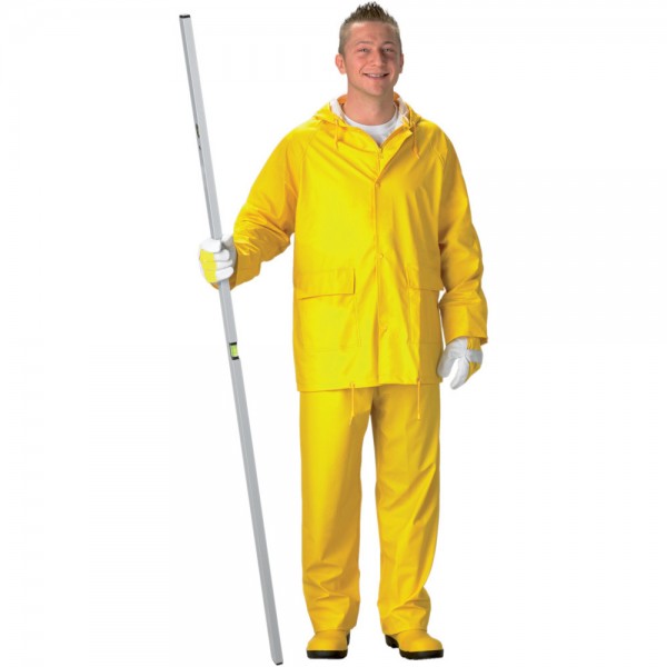 Bundhose, PU-Stretch, gelb, reißfest, wasserdicht, strapazierfähig