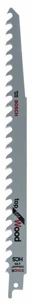 BOSCH SÄBELSÄGEBLATT S 1542 K, TOP FOR WOOD, 5ER-PACK
