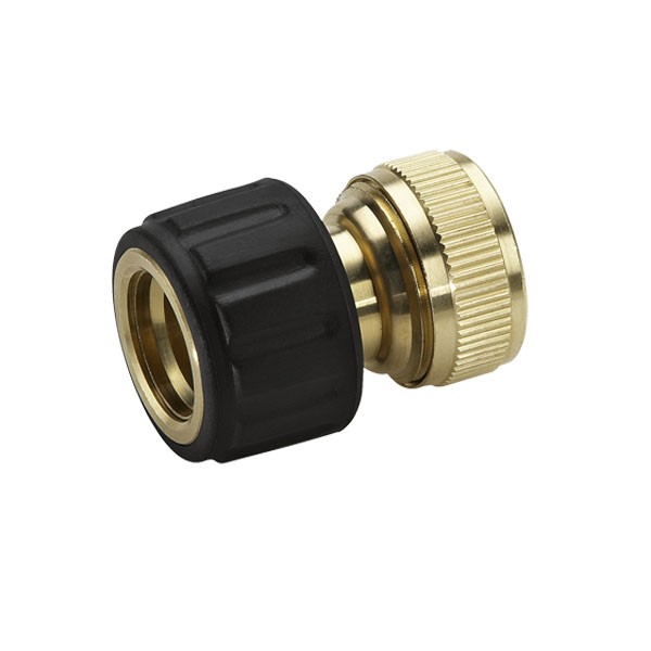 Kärcher Messing Schlauchkupplung 3/4" mit Aqua Stop