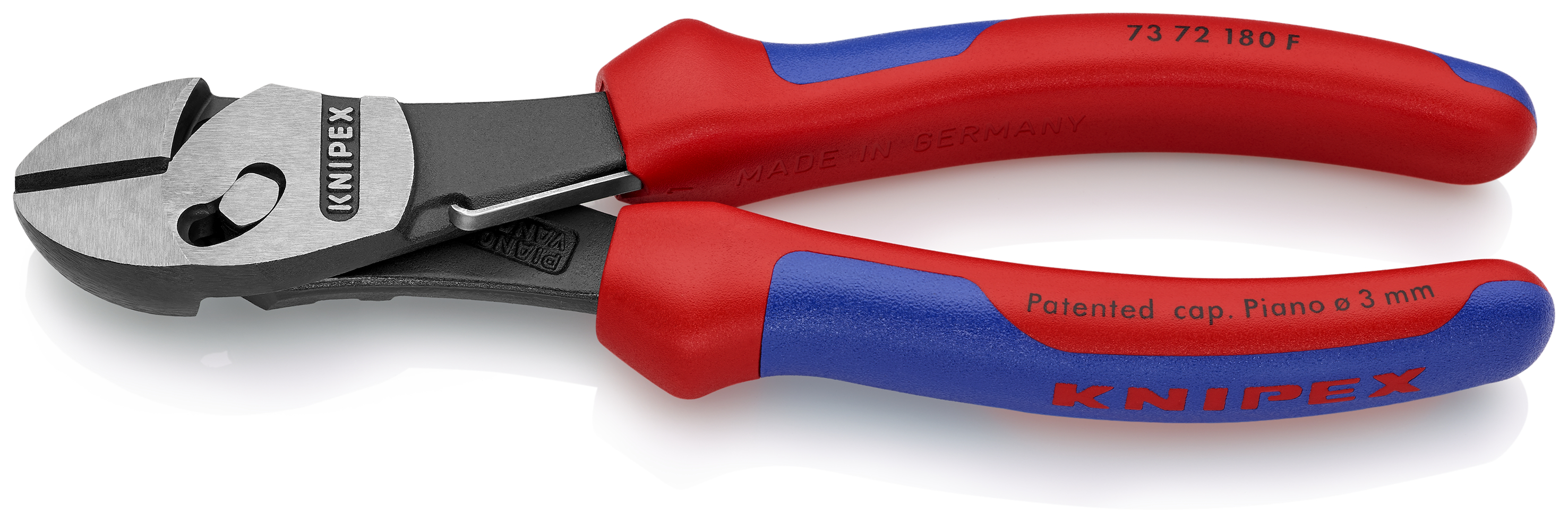 KNIPEX 73 72 180 F TwinForce® HochleistungsSeitenschneider mit