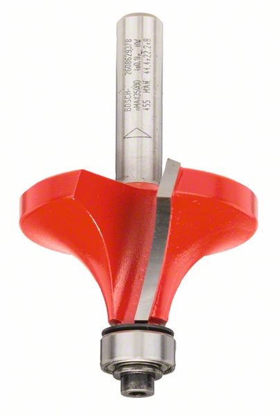 BOSCH ABRUNDFRÄSER 8 MM, D 44,4 MM, R1 15,9 MM, L 22,2 MM, G 64 MM
