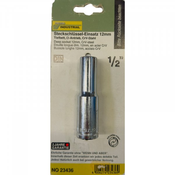 PROXXON Steckschlüsseleinsatz 1/2 12mm