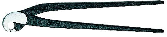 KNIPEX 91 00 200 SB Fliesenlochzange (Papageienschnabelzange) 200 mm schwarz atramentiert poliert