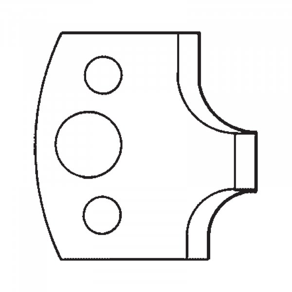 scheppach Abweiser Paar 63207457 ID.-NR. 100 129 157 wie Leitz 026402