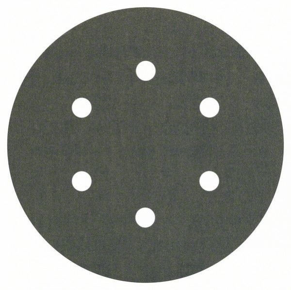 BOSCH SCHLEIFBLATT-SET BEST FOR STONE, 5ER-PACK, 6 LÖCHER, KLETT, 150 MM, 320