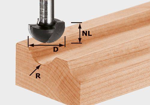 Festool Hohlkehlfräser HW S8 R4 490983