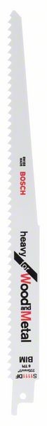 BOSCH SÄBELSÄGEBLATT S 1111 DF, HEAVY FOR WOOD AND METAL, 5ER-PACK