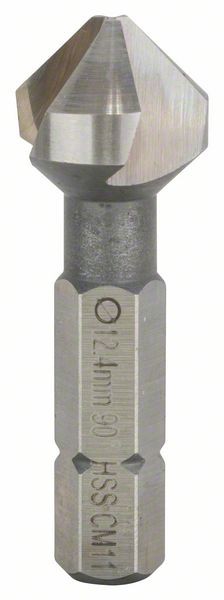 BOSCH KEGELSENKER, 12,4 MM, M 6, 35 MM, 1/4"