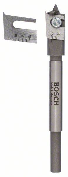 Bosch Flachfräsbohrer, verstellbar, Sechskant 15 - 45 mm, 25 - 45 mm, 120 mm