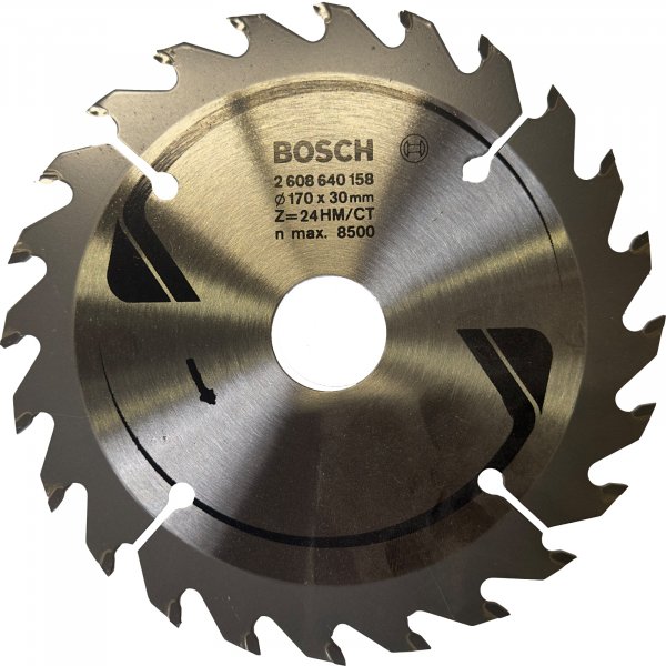 Bosch Professional Kreissägeblatt 170X30 MM 24WZ C57M 2608640158