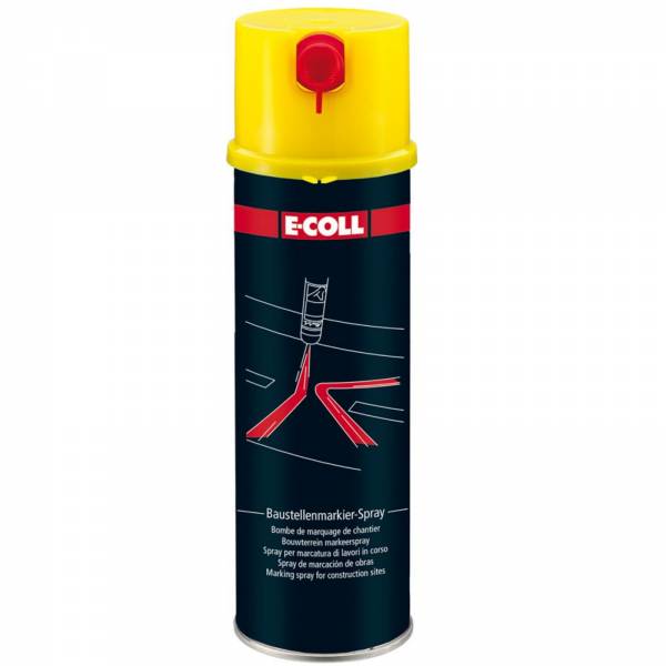 EU Baustellenmarkierspray 500ml gelb E-COLL VPE 12