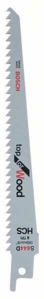 BOSCH SÄBELSÄGEBLATT S 644 D, TOP FOR WOOD, 25ER-PACK