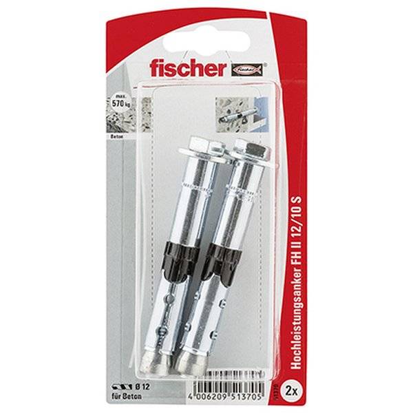 10x fischer SB - Hochleistungsanker FH II 12/10 S K