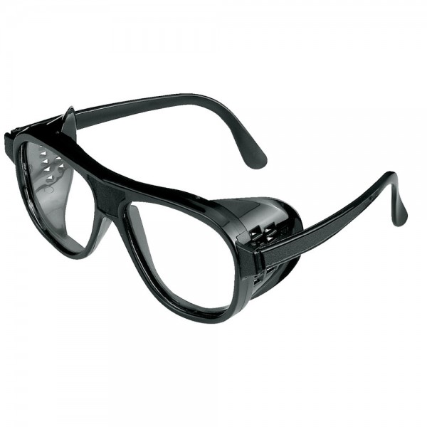 Mehrzweckschutzbrille 870PC farblos, Rahmen schw.