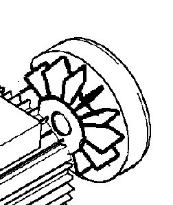 Metabo Lüfterflügel mit Lüfterhaube für BAS 260