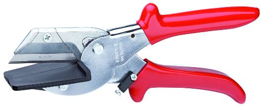 KNIPEX 94 15 215 EAN Schneider für Flachbandkabel 215 mm verchromt mit Kunststoff-Hüllen