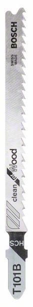 BOSCH STICHSÄGEBLATT T 101 B, CLEAN FOR WOOD, 3ER-PACK