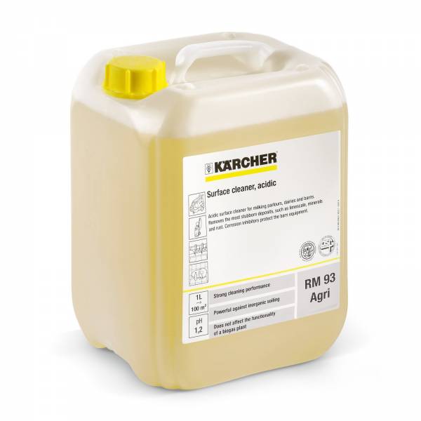 Kärcher Oberflächenreiniger, sauer RM 93 AGRI 10 l Reinigungsmittel 62956580