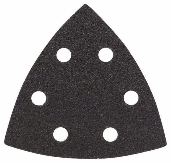 BOSCH SCHLEIFBLATT-SET BEST FOR STONE, 5ER-PACK, 6 LÖCHER, 93 MM, 80
