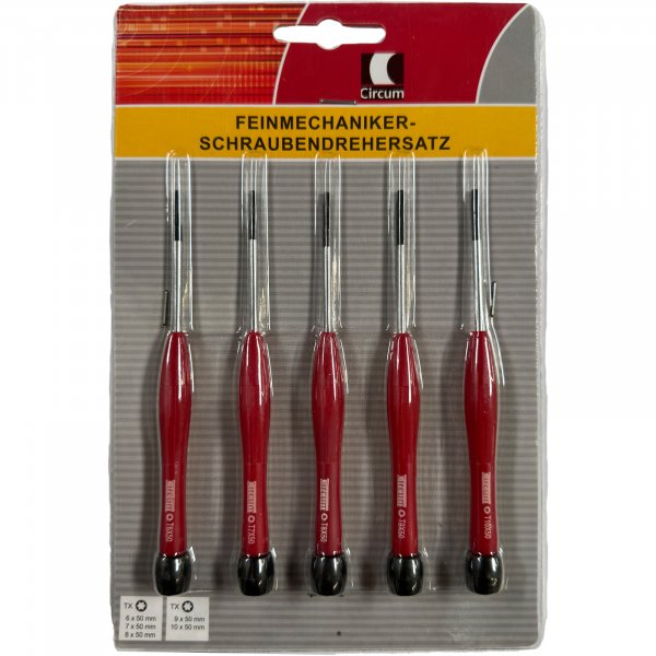 Micro Feinmechaniker Schraubendreher Satz Torx T6,T7,T8,T9,T10x50