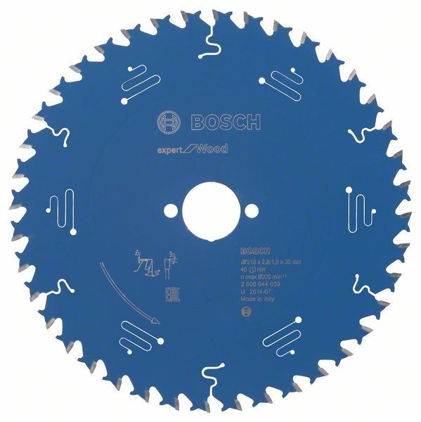 BOSCH KREISSÄGEBLATT EXPERT FOR WOOD, 210 X 30 X 2,8 MM, 40