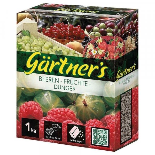 Gärtners Beerendünger 1 kg 3+8+3 Karton