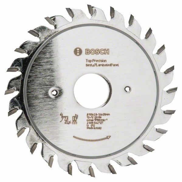 BOSCH VORRITZBLATT TOP PRECISION BEST FOR LAMINATED PANEL, 100 X 20 X 2,8 - 3,6 MM