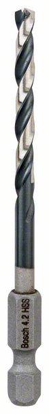 Bosch HSS Spiralbohrer mit Sechskantschaft, 4,2 x 43 x 83 mm, 1er-Pack