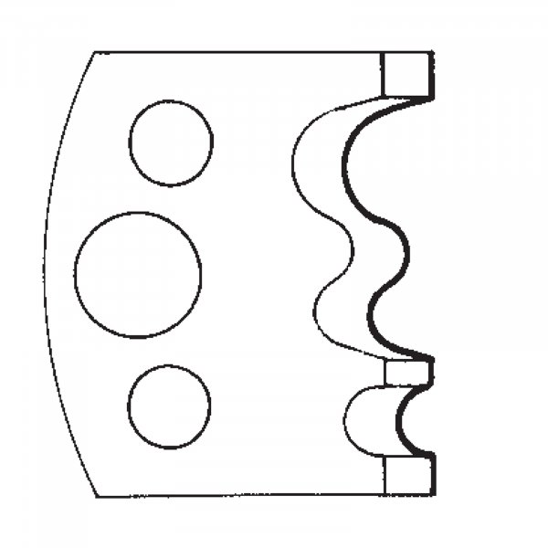 scheppach Profilmesser Paar 63207733 ID.-NR. 100 129 033wie Leitz 026133