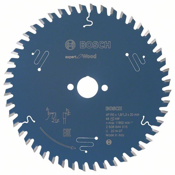 BOSCH KREISSÄGEBLATT EXPERT FOR WOOD, 160 X 20 X 1,8 MM, 48