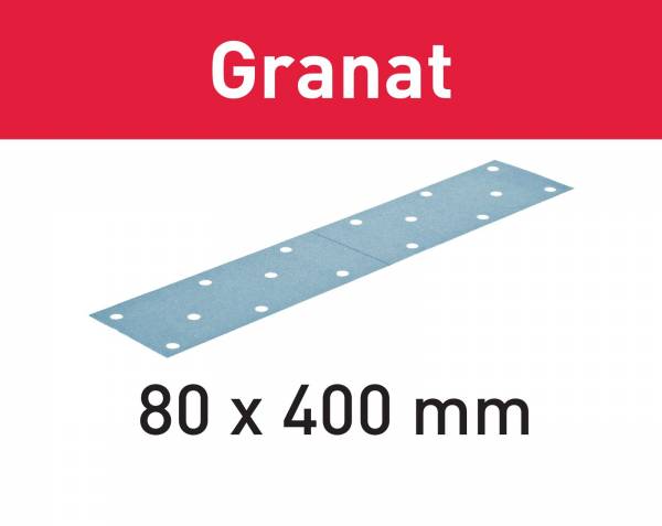 Festool Schleifstreifen STF 80x400 P40-P320 GR/50 Granat AUSWAHL