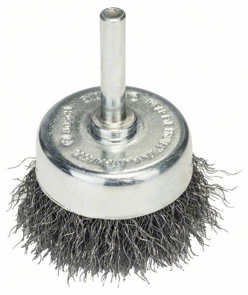 BOSCH TOPFBÜRSTE, STAHL, GEWELLTER DRAHT, 0,2 MM, 50 MM, 4500 U/ MIN