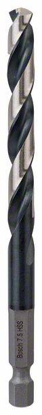 Bosch HSS Spiralbohrer mit Sechskantschaft, 7,5 x 69 x 109 mm, 1er-Pack