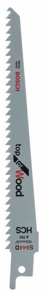 BOSCH SÄBELSÄGEBLATT S 644 D, TOP FOR WOOD, 100ER-PACK