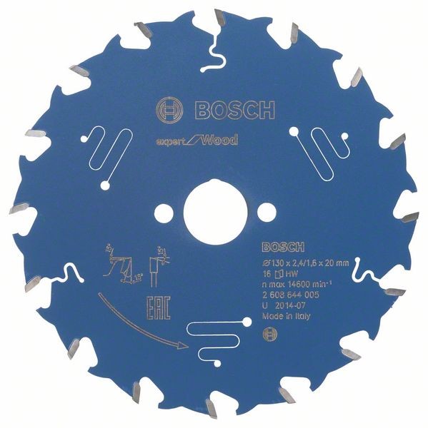 BOSCH KREISSÄGEBLATT EXPERT FOR WOOD, 130 X 20 X 2,4 MM, 16