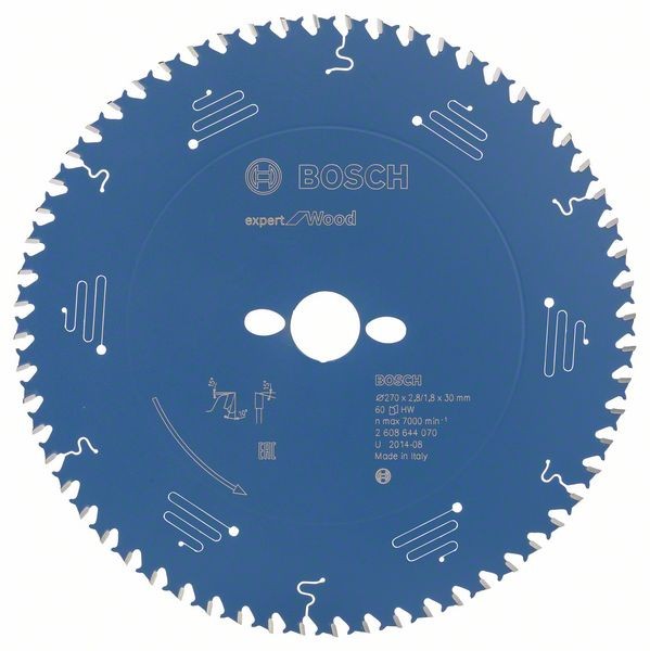 BOSCH KREISSÄGEBLATT EXPERT FOR WOOD, 270 X 30 X 2,8 MM, 60