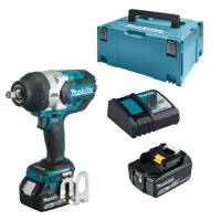 Makita Akku-Schlagschrauber 18V DTW1002RTJ inkl. 2x Akku 5,0Ah + Ladegerät im MAKPAC Makita Akku-Schlagschrauber 18V DTW1002RTJ inkl. 2x Akku 5,0Ah + Ladegerät im MAKPAC