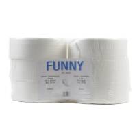 6 Rollen Jumbo Toilettenpapier 320m 2-lagig 28cm hochweiß 6 Rollen Jumbo Toilettenpapier 320m 2-lagig 28cm hochweiß