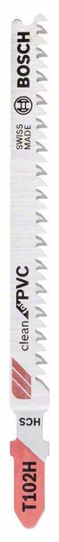 BOSCH STICHSÄGEBLATT T 102 H CLEAN FOR PVC, 5ER-PACK