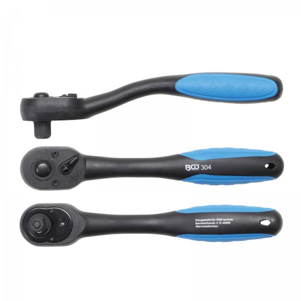 BGS Umschaltknarre Außenvierkant 1/4" 3/8" oder 1/2" kunstoffummantelt