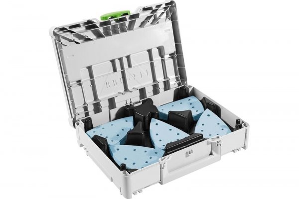 Festool Schleifmittel-Systainer³ SYS-STF DELTA GR-Set Granat