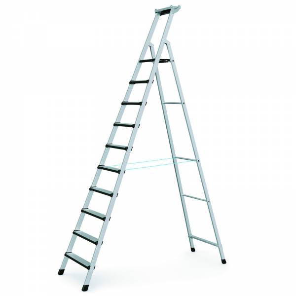 Zarges Comfortstep S - LM-Stufen-Stehleiter 10 Stufen 41427