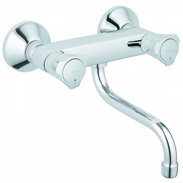 GROHE Zweigriff-SPT-Batterie Costa 31187 DN15 Wandmontage chrom
