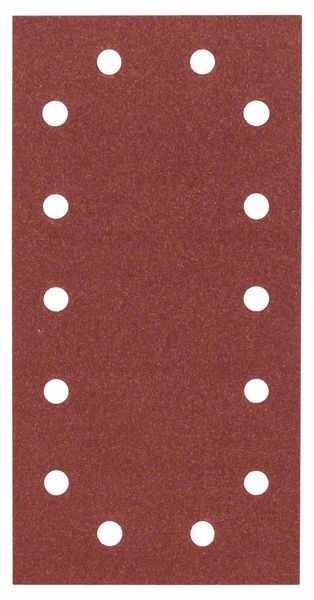 BOSCH SCHLEIFBLATT-SET EXPERT FOR WOOD, 14 LÖCHER, 115X230 MM, 60, 120, 180, 10er Pack