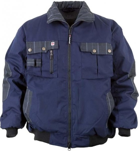 Asatex Pilotenjacke 8677, Gr. M, marine/grau