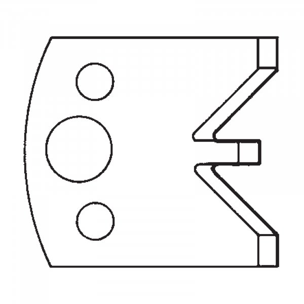 scheppach Profilmesser Paar 63207422 ID.-NR. 100 129 072wie Leitz 026260