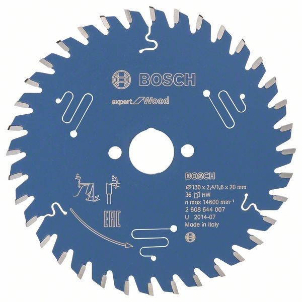 BOSCH KREISSÄGEBLATT EXPERT FOR WOOD, 130 X 20 X 2,4 MM, 36