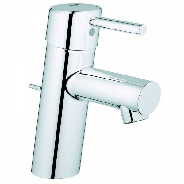 GROHE Einhand-WT-Batterie Concetto 32204 EcoJoy Zugstangen-Ablaufgarnitur chrom