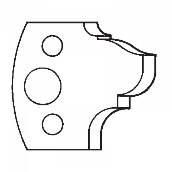 scheppach Profilmesser Paar 63207417 ID.-NR. 100 129 067wie Leitz 026255